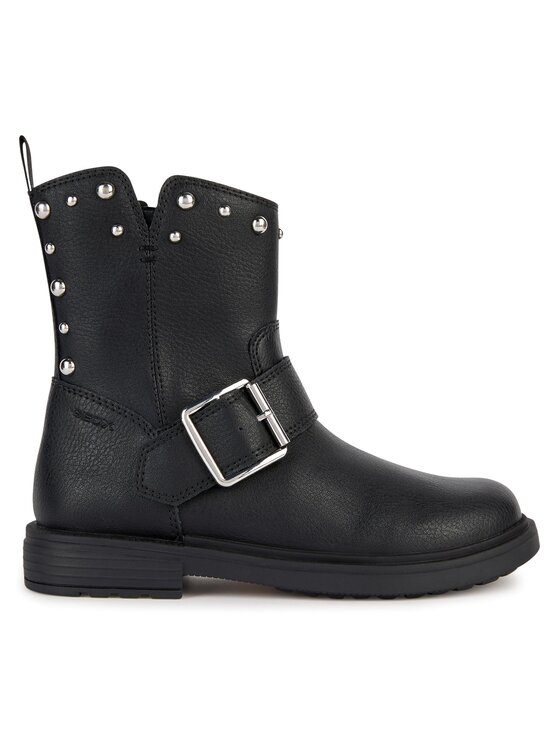 Geox Členková obuv Jr Eclair J369QK 000BU C9999 S Čierna