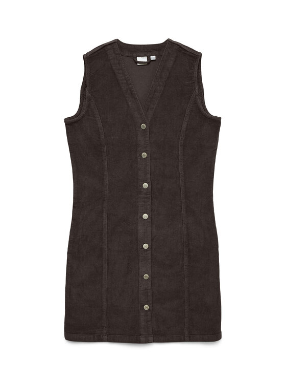Vero Moda Vero Moda Každodenné šaty Eden 10333959 Hnedá Regular Fit