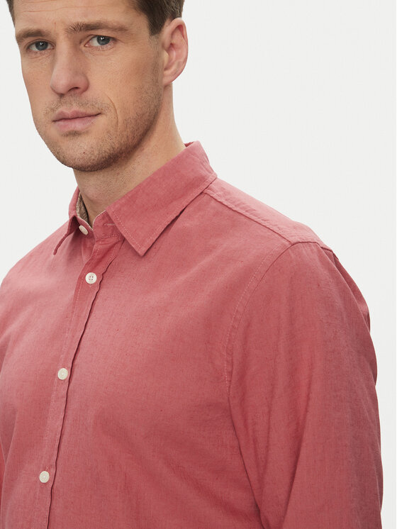 JOOP! Jeans JOOP! Jeans Hemd 15 JJSH-92Hanson2K-W 30045977 Rot Regular Fit