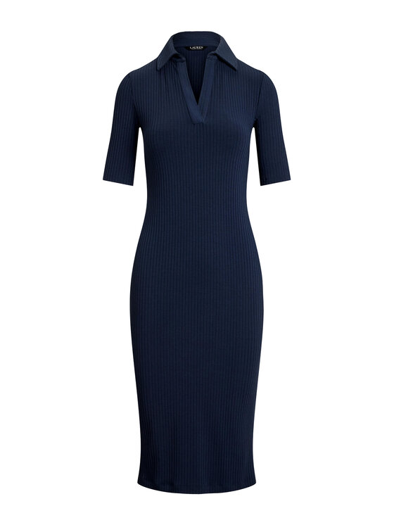 LAUREN RALPH LAUREN LAUREN RALPH LAUREN Kötött ruha 200973609001 Sötétkék Slim Fit