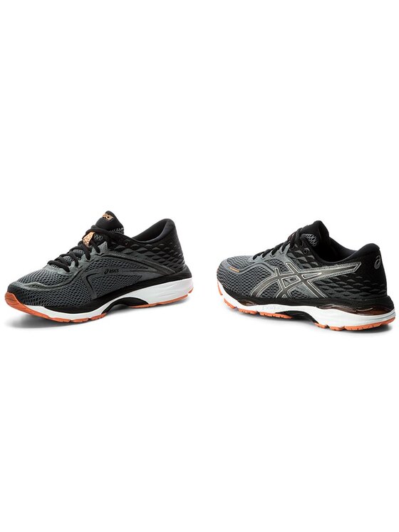 Asics men's gel-cumulus 19 shoe - carbon/black/hot orange best sale