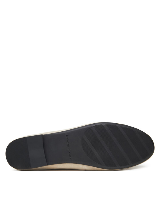 Tommy Hilfiger Tommy Hilfiger Балеринки Toe Cap Suede Ballerina FW0FW08909 Бежов