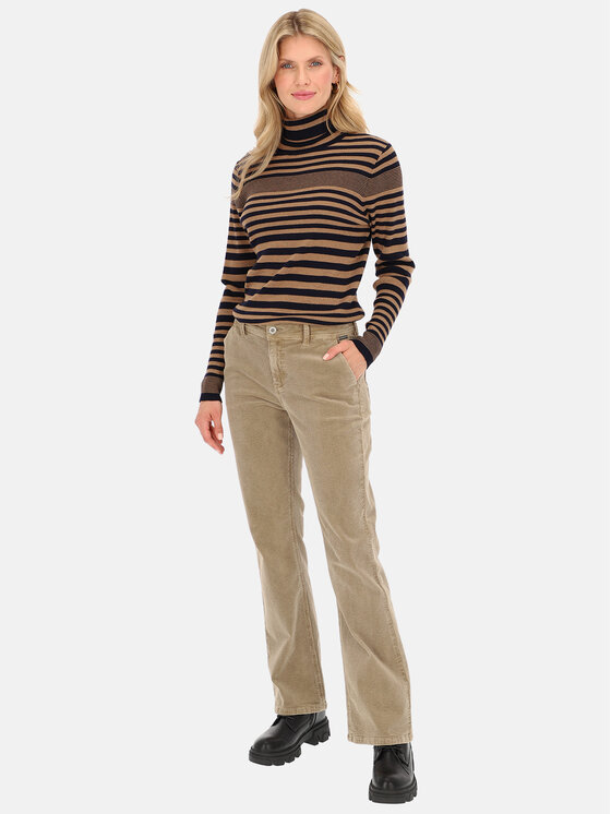 Red Button Red Button Sweter Roll Brązowy Regular Fit