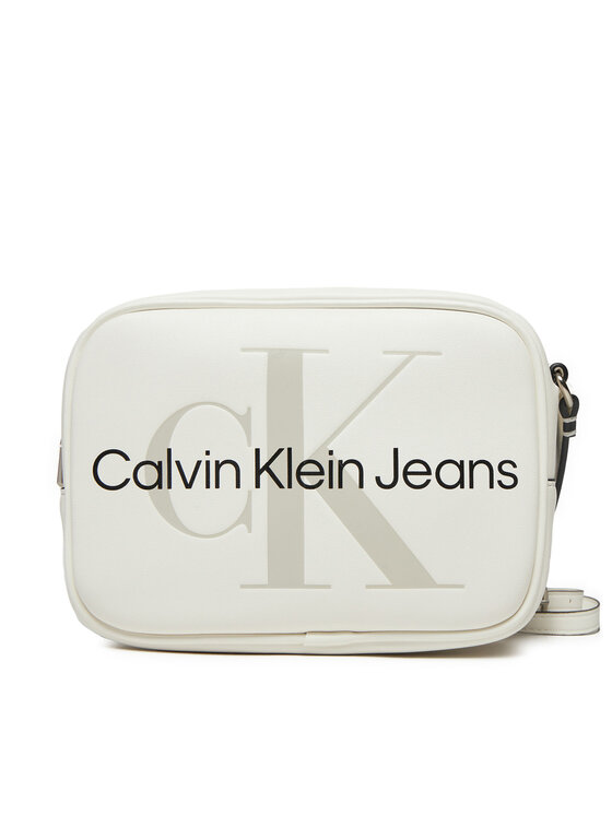 Calvin Klein Jeans Calvin Klein Jeans Kabelka Sculpted Camera Bag18 Mono K60K610275 Bílá