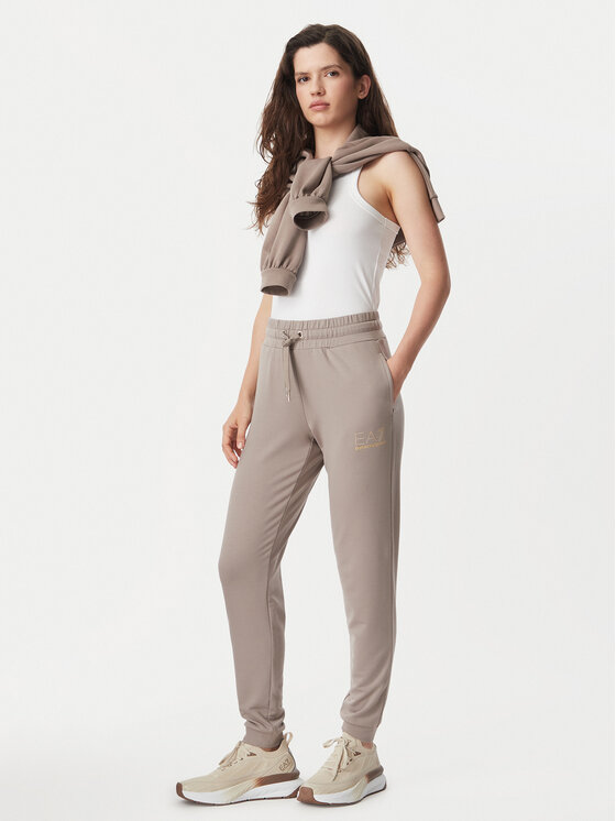 EA7 Emporio Armani EA7 Emporio Armani Dressipüksid 8NTP66 TJ9RZ U6100 Tumebeež Regular Fit