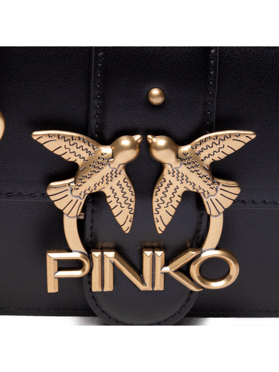 PINKO Pinko Torebka Love Mini Icon Simply 11 Cl AI 21-22 PLTT 1P22AF Y6XT Czarny