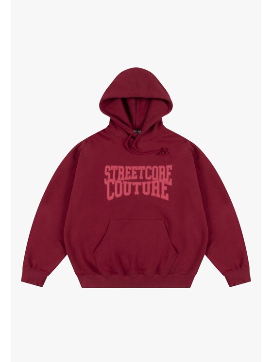 PROSTO. PROSTO. Bluza Street Couture Washed Czerwony Oversize