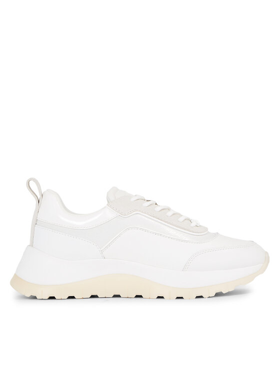 Sneakers Calvin Klein 2 Piece Runner S Lace Up-Nano Mn HW0HW01644 Bright White YBR