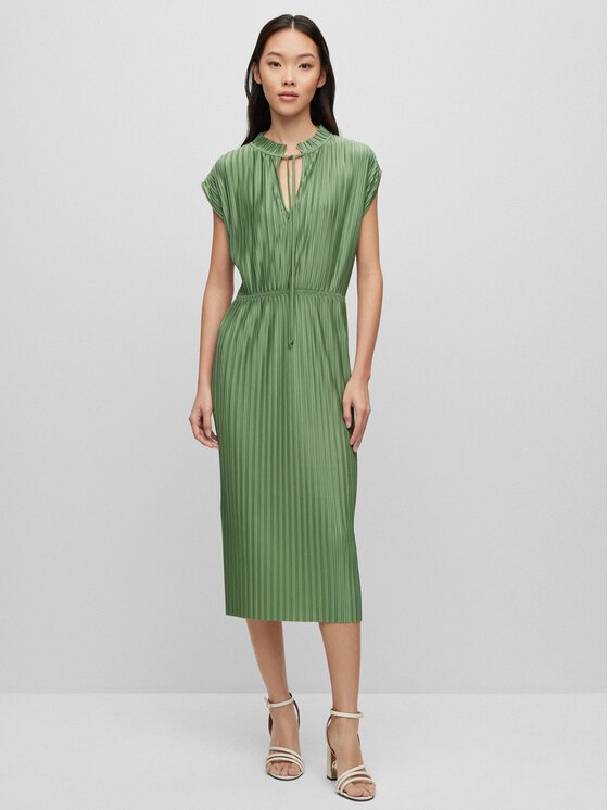 Boss Rochie de zi 50487497 Verde Regular Fit 50487497 imagine noua