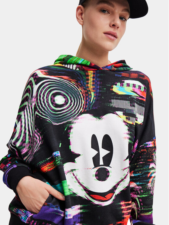 Desigual Desigual Μπλούζα 23WWSK11 Μαύρο Oversize
