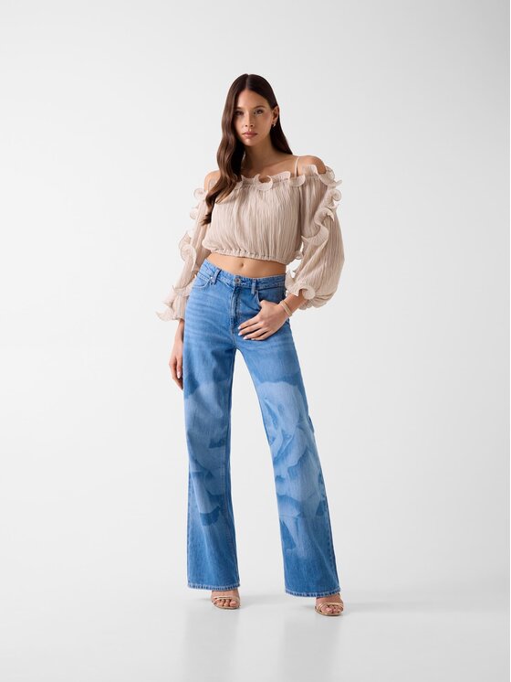 Guess Guess Top 181859 Béžová Classic Fit