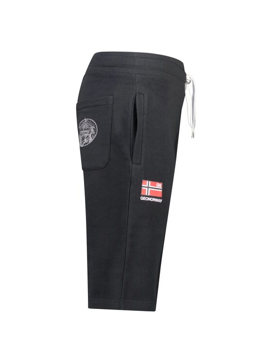 Geographical Norway Geographical Norway Bermudy SY1233H/GN-Black Czarny Regular Fit