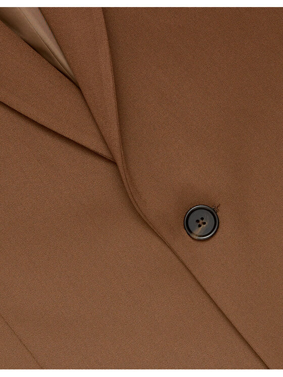 Borgio Borgio Marynarka lido Brązowy Slim Fit