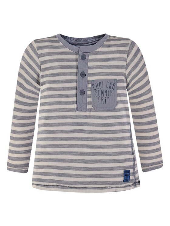 Kanz Kanz Bluzka 1833451-0001 Szary Basic Fit