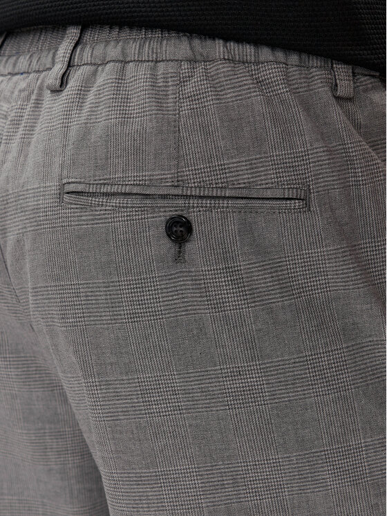 BOSS Boss Hlače iz tkanine Perin 50509579 Siva Slim Fit
