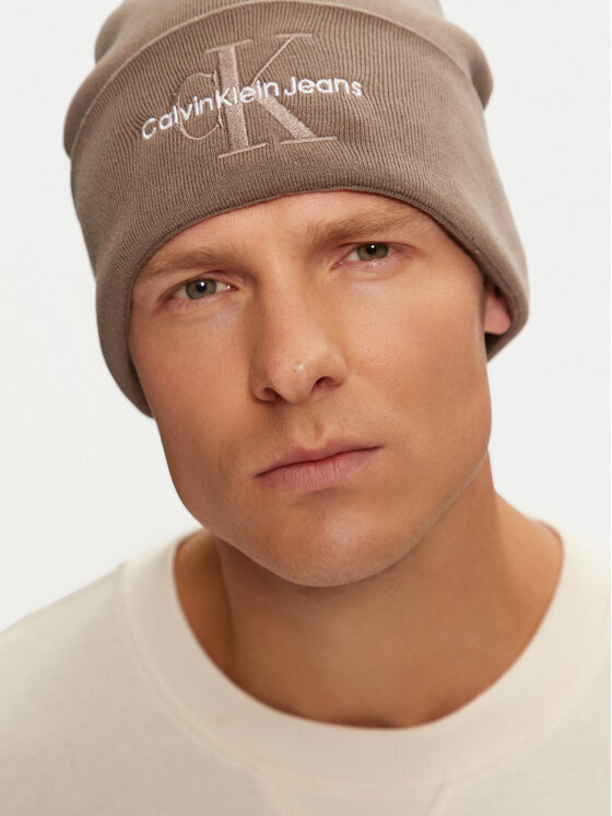 Calvin Klein Calvin Klein Kepurė Mono Logo Embro K50K512460 Ruda