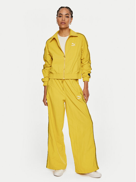 Puma Puma Donji dio trenerke Play Loud T7 626807 Žuta Relaxed Fit