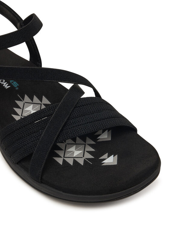 Skechers Skechers Sandały Reggae Slim-Summer Heat 163116/BBK Czarny