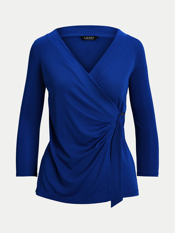 LAUREN RALPH LAUREN LAUREN RALPH LAUREN Bluzka 200889081020 Niebieski Slim Fit