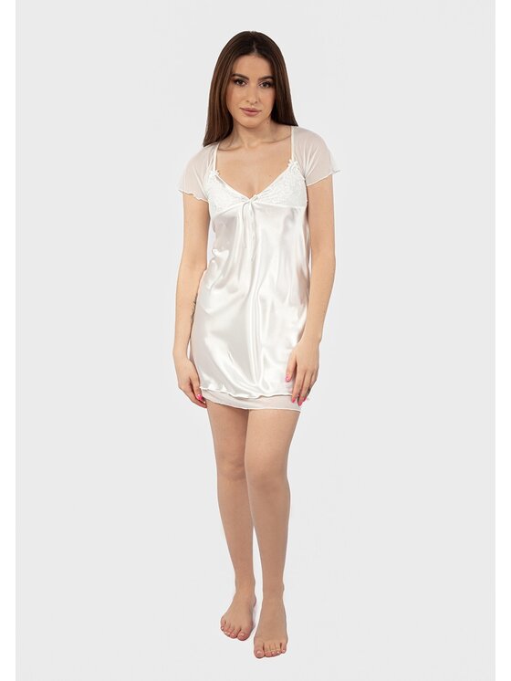 DKaren Lingerie DKaren Lingerie Halka Klara Écru Classic Fit