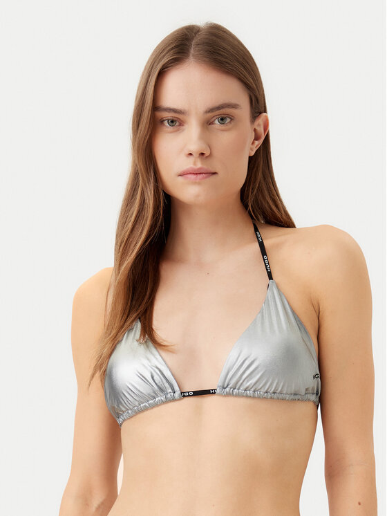 HUGO Bikini pezzo sopra 50535242 Argento, taglia : M