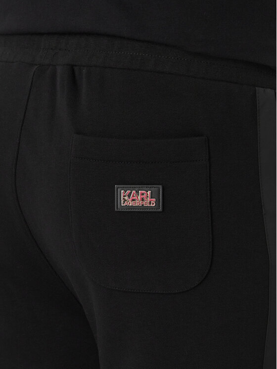 KARL LAGERFELD KARL LAGERFELD Pantaloni da tuta 705006 562900 Nero Regular Fit