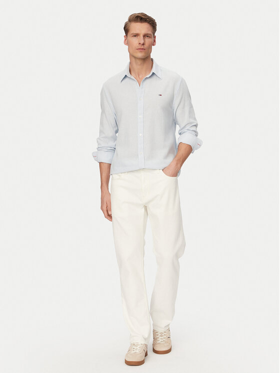 Tommy Jeans Tommy Jeans Camicia DM0DM22761 Azzurro chiaro Regular Fit