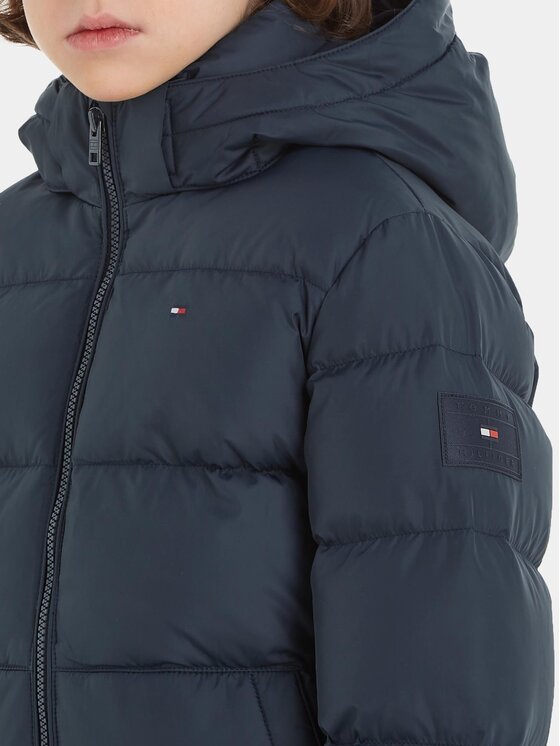 Tommy Hilfiger Tommy Hilfiger Kurtka zimowa Essential KB0KB08341 S Granatowy Regular Fit