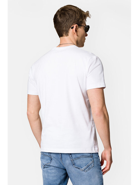Lancerto Lancerto T-Shirt Roth TS073123000011 Biały Regular Fit