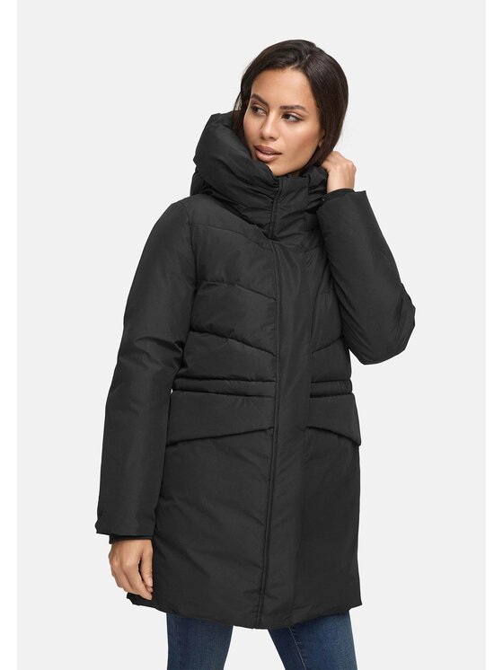 Marikoo Marikoo Kurtka zimowa Delilah Czarny Regular Fit