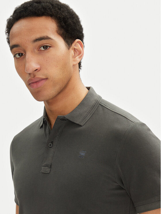 G-Star Raw G-Star Raw Polo Dunda D11595-D756 B564 Szary Slim Fit