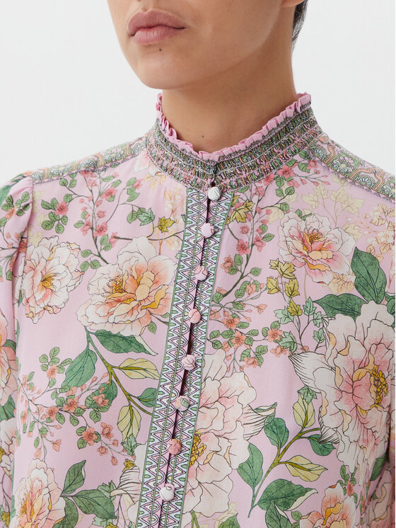 Hale Bob Hale Bob Camicia with silk Hanna 4YPR252A Rosa Regular Fit