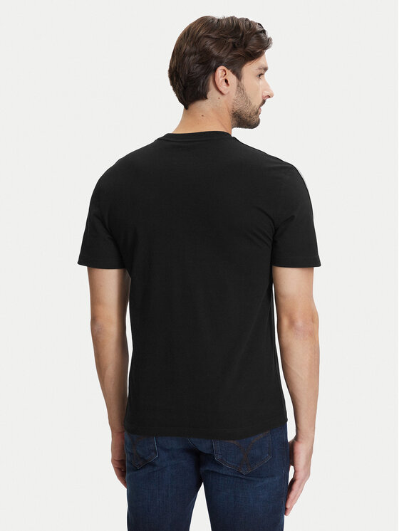 Lacoste Lacoste T-Shirt TH0888 Czarny Regular Fit