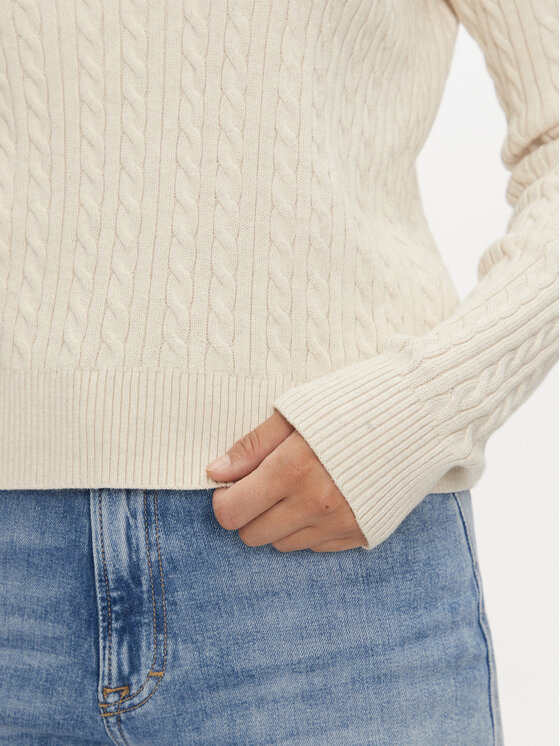 Tommy Jeans Tommy Jeans Kampsun Essential DW0DW18683 Beež Regular Fit