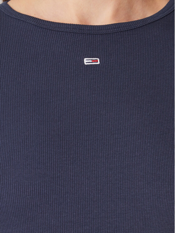 Tommy Jeans Tommy Jeans Palaidinė Essential DW0DW14277 Tamsiai mėlyna Slim Fit