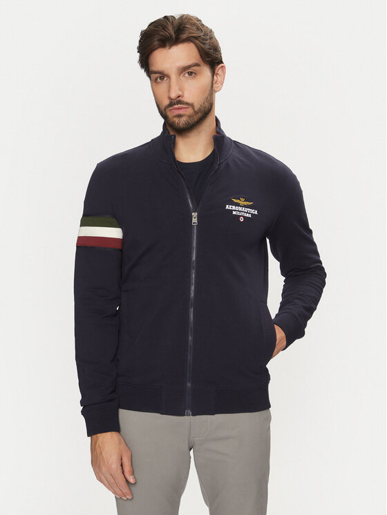Aeronautica Militare Felpa 242FE1871F439 Blu scuro Regular Fit, taglia : XXL