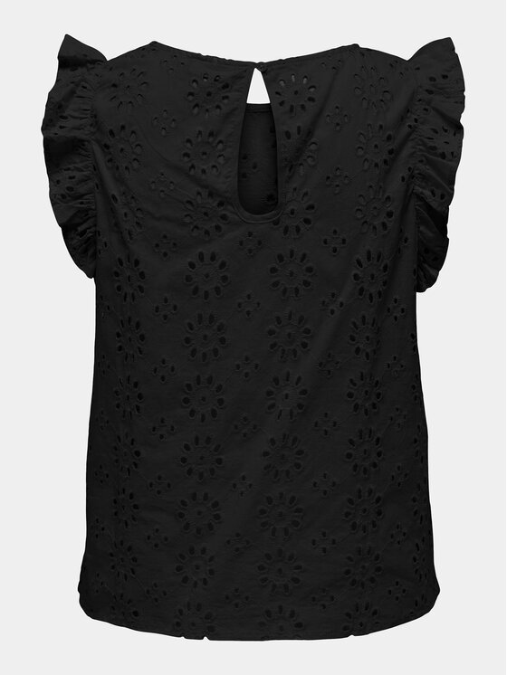 JDY JDY Μπλουζάκι Vola 15312383 Μαύρο Regular Fit