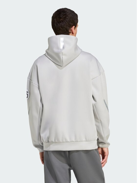 adidas adidas Bluza techniczna MERCEDES - AMG PETRONAS FORMULA ONE TEAM Szary Regular Fit