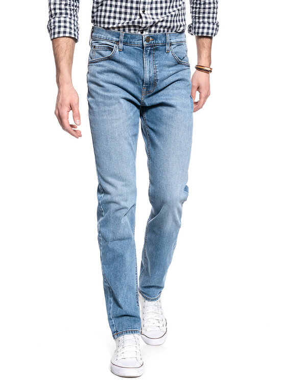 Lee Lee Jeansy AUSTIN Niebieski Straight Fit