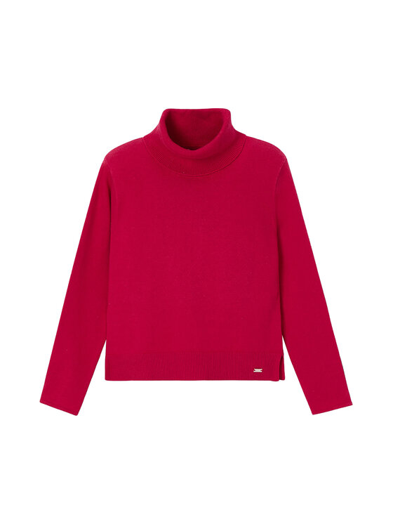 Mayoral Mayoral Rollkragenpullover 313 Rot Regular Fit