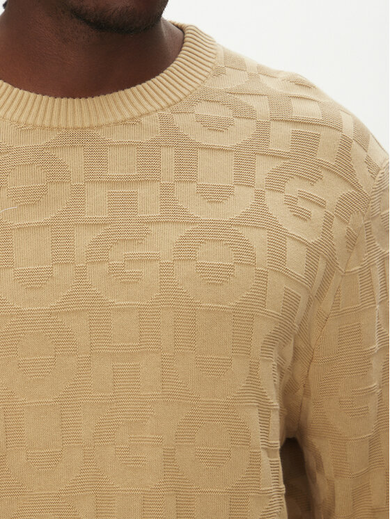 HUGO HUGO Džemperis 50543785 Bēšs Regular Fit
