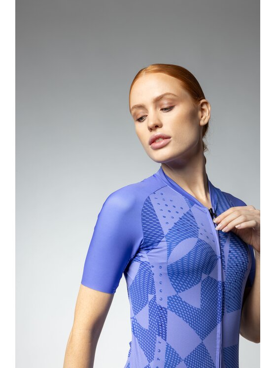 Alé Cycling Alé Cycling Koszulka rowerowa Solid Enjoy Niebieski Fitted Fit
