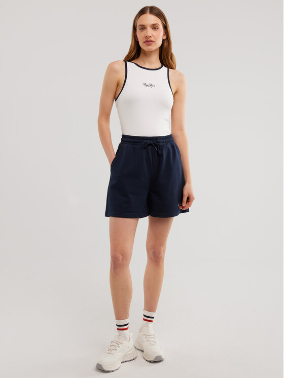 BIG STAR BIG STAR Top ARISA Biały Slim Fit