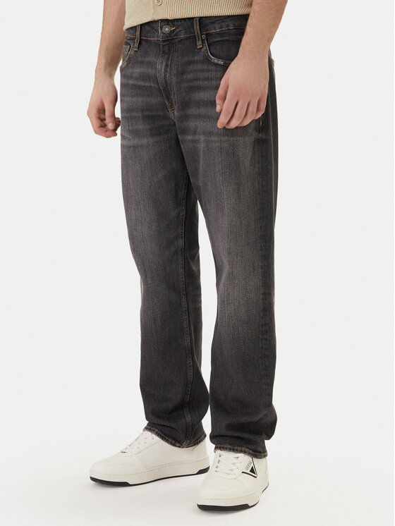 Guess Jeans Guess Jeans Blugi M6RA1B D5LW6 Gri Straight Leg