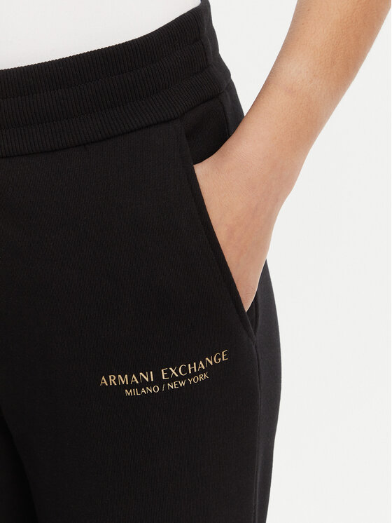 Armani Exchange Armani Exchange Sporta bikses 8NYPBA YJE5Z 52AK Melns Regular Fit