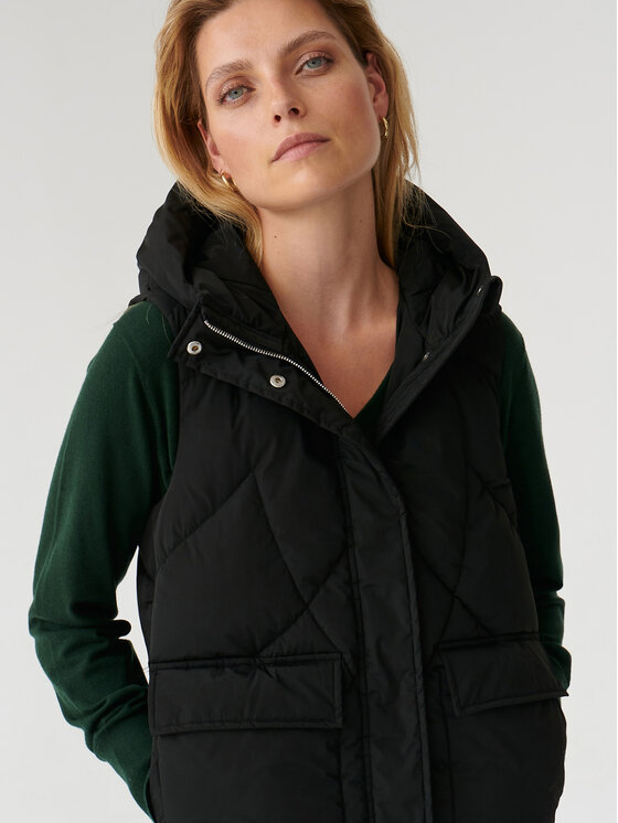 Tatuum Tatuum Bezrękawnik Marianela T2318.031 Czarny Oversize