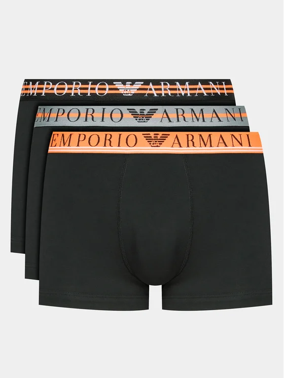 Emporio Armani Underwear 3er-Set Boxershorts 111357 3R723 50620 Schwarz