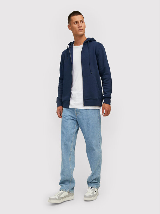 Jack&Jones Jack&Jones Majica dugih rukava Star 12210830 Tamnoplava Regular Fit