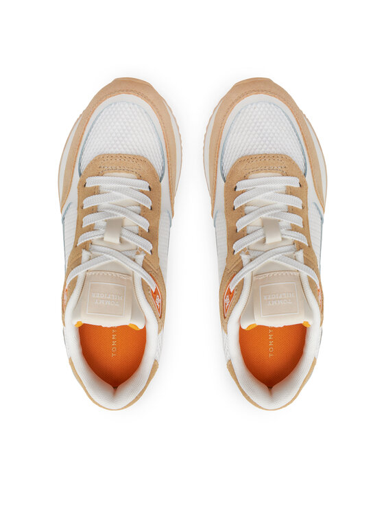 Tommy Hilfiger Tommy Hilfiger Tenisice Essential Elevated Runner FW0FW07700 Écru