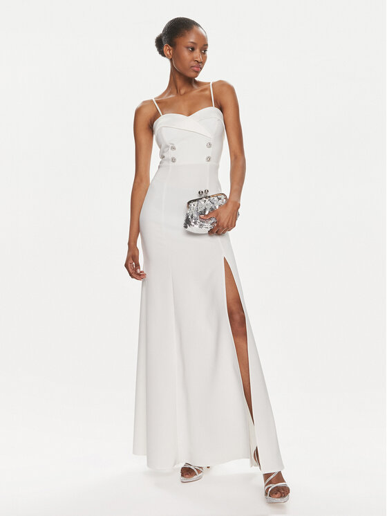 Rinascimento Rinascimento Вечірня сукня CFC0019405002 Білий Regular Fit